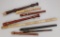 Lot of 8 Wooden recorders