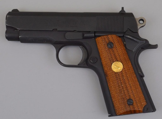 Colt MK IV Series 80 Officer's Model semi-automatic pistol.