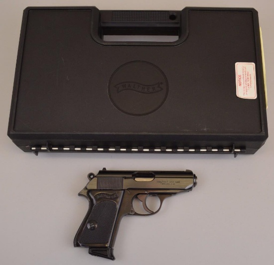 Walther PPK semi-automatic pistol.