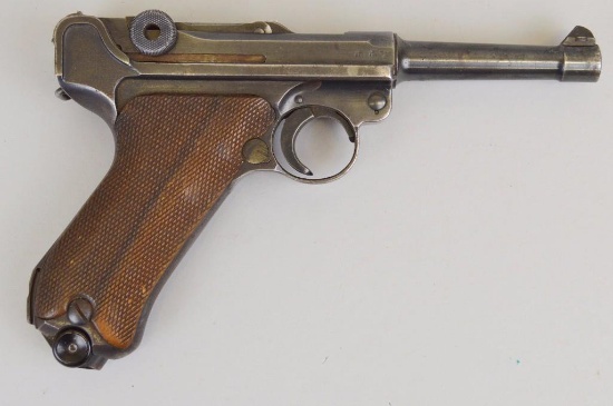 BYF Mauser P08 Luger semi-automatic pistol.