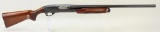 Remington 870 Wingmaster pump action shotgun.
