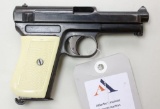 Waffenfabrik Mauser Pocket Model 1914 semi-automatic pistol.