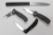 4 Al-Mar folding knives.