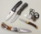 Lot of folding knives.