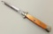 Large Rostfrei (Italian) push button auto knife.