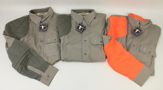 3 new Bob Allen Standard long sleeve hunting shirts.