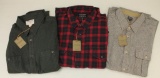 3 new Filson long sleeve shirts.