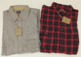 2 new Filson long sleeve shirts.