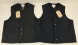 2 new Filson Mackinaw wool vests.
