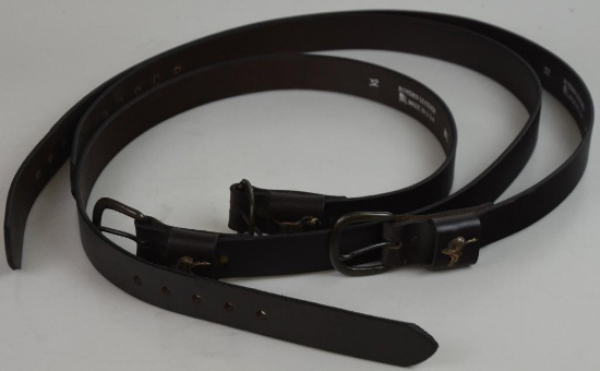 3 New Royden Leather Belts.