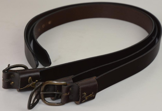 3 New Royden Leather Belts.