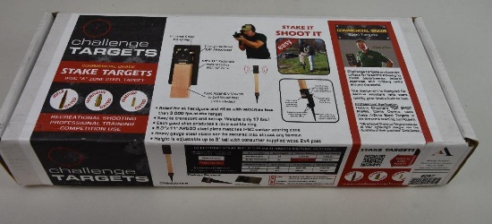 1 New in Box Commercial Grade Model GS-S-80019-R IPSC "A" Zone Steel Targets.