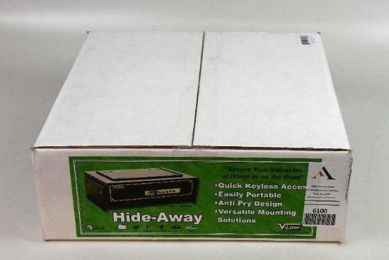 1 New in Box V-Line Industries Hide-Away Model 3912-SH Sliding Drawer Safe.