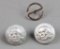 German WWII Skull Buttons
