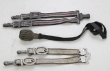 Grouping of WWII German Dagger Hangers and Portepee
