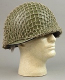 WWII Fixed Bale M1 Front Seam Helmet