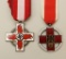 German WWII Medals-Fire and Red Cross