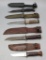 Grouping of US Knives and Bayonets