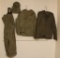 Grouping of WW II Period US Navy Wet Weather Gear