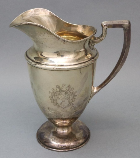 German Silver Water Pitcher - WWII Hermann Goering