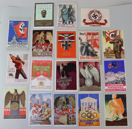 German WWII Patriotic Postcards