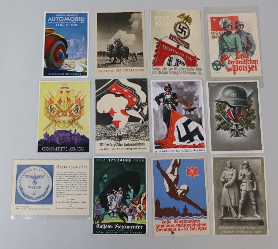 German WWII Patriotic Postcards