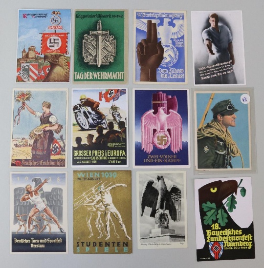 German WWII Patriotic Postcards