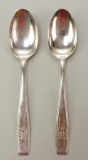 Pair of Serving Spoons - WWII Adolf Hitler