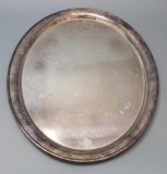 German Silver Plate Serving Tray - WWII Reich's Chancellery