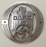 German DDAC Automobile Plaque