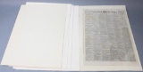 Group of Union Civil War Newspapers