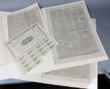 Group of Historic Confederate Civil War Newspapers