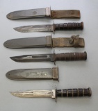 Group of US Military Knives