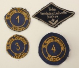 German WWII Luftwaffe Technical School Patches