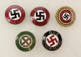 German WWII NSDAP pins