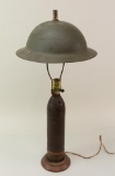 US Trench Art Lamp - WW I