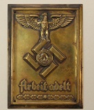 German WWII RAD Plaque