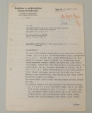 German WWII SS Letter with Autograph of Richard Hermann Hildebrandt