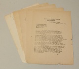 Pair of Letter re: Dachau Concentration Camp