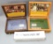 2 wooden presentation boxes for WWII Commemorative Colt 1911 pistols.