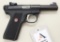 Ruger Target Model 22/45 MK III semi-automatic pistol.