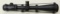 Vortex Viper PST 6-24x50 FFP rifle scope with clear optics and sun shade.