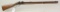 Contemporary flintlock rifle.