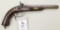 Unmarked French LePage style percussion pistol.