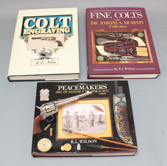 Lot of 3 Colt Firearms reference books.