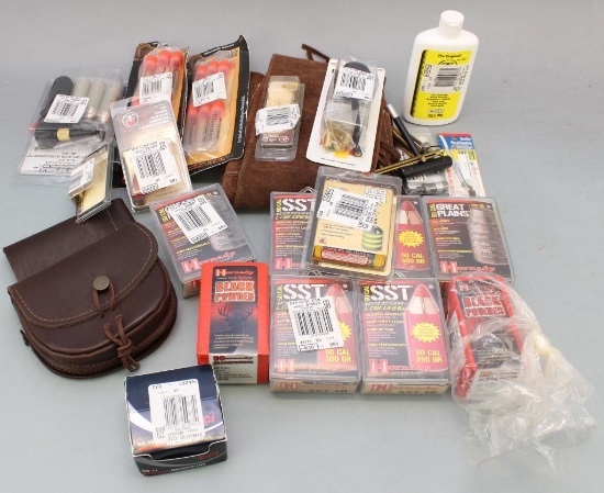 Lot of black powder accessories.
