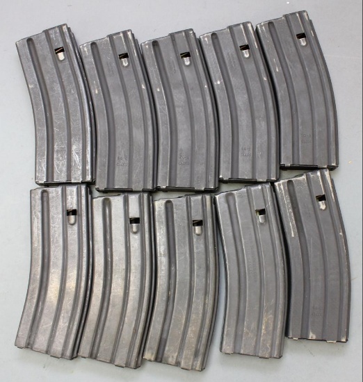 Lot of 10 - 30 round AR magazines.