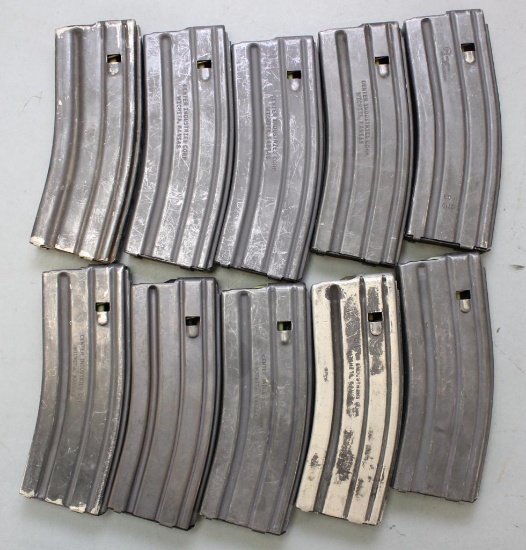 Lot of 10 - 30 round AR magazines.