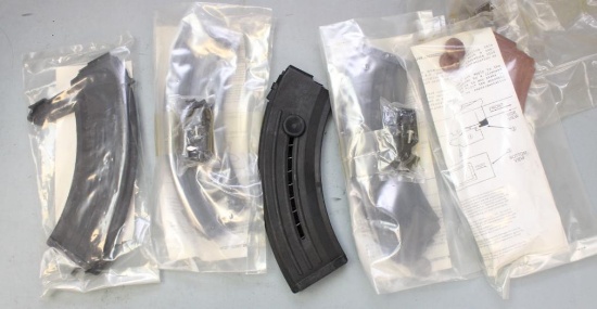 Lot of 5 - 30 round detachable SKS magazines.