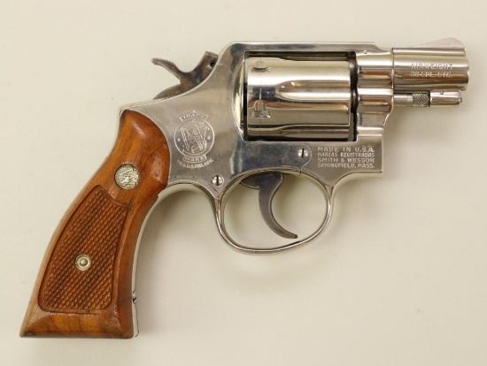 Smith & Wesson 12-2 Airweight double action revolver.